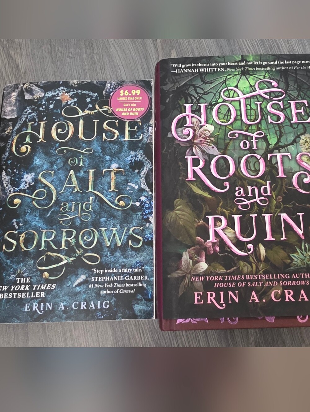 Erin A. Craig Book Bundle: House of Salt and Sorrows & House of Roots and Ruin